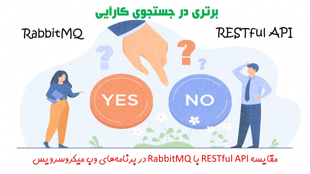 برتری در جستجوی کارآیی: مقایسه RESTful API با RabbitMQ در برنامههای وب میکروسرویس